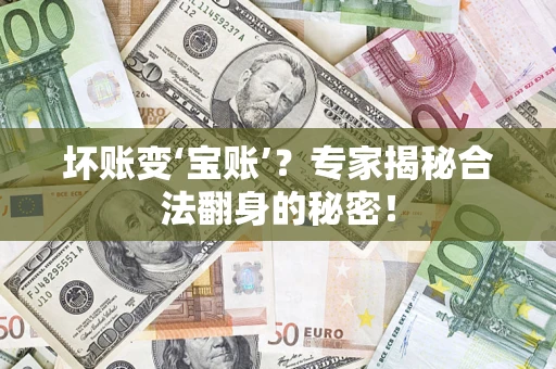 济南坏账变‘宝账’？专家揭秘合法翻身的秘密！