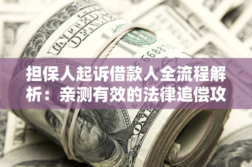 济南担保人起诉借款人全流程解析：亲测有效的法律追偿攻略