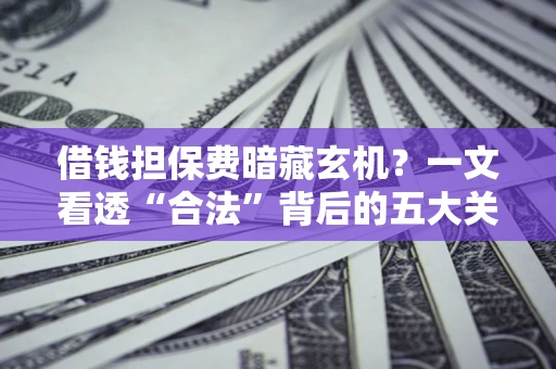济南借钱担保费暗藏玄机？一文看透“合法”背后的五大关键陷阱