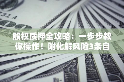 济南股权质押全攻略：一步步教你操作！附化解风险3条自救法则