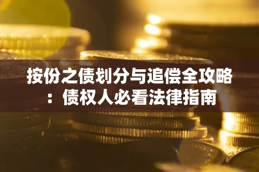 济南按份之债划分与追偿全攻略：债权人必看法律指南