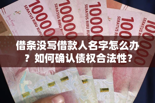 济南借条没写借款人名字怎么办？如何确认债权合法性？