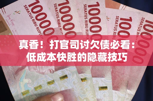 济南真香！打官司讨欠债必看：低成本快胜的隐藏技巧