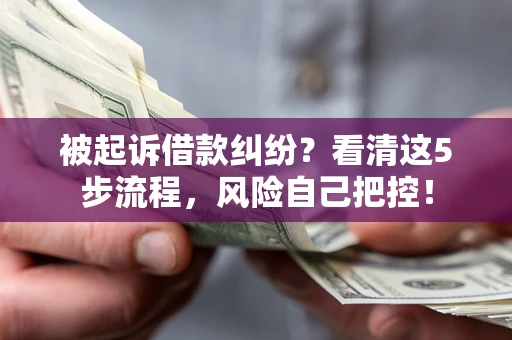 济南被起诉借款纠纷？看清这5步流程，风险自己把控！