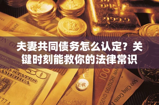 济南夫妻共同债务怎么认定？关键时刻能救你的法律常识