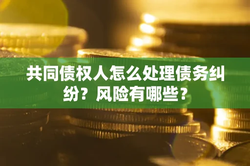 济南共同债权人怎么处理债务纠纷？风险有哪些？